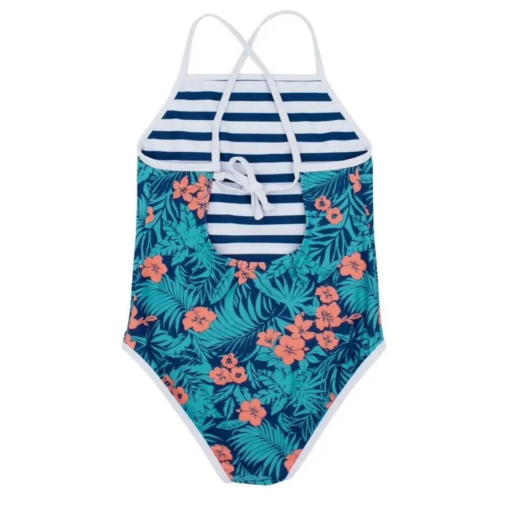 Feather 4 Arrow - Beach Babe Cross-Back Swimsuit Nwot Girls 14